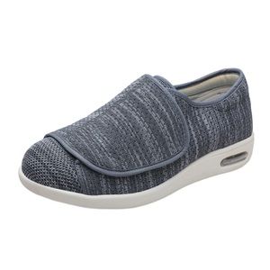 OrthoShoes Wide Diabetic Shoes Grey Arch Support Orthopedic Walking Comfort